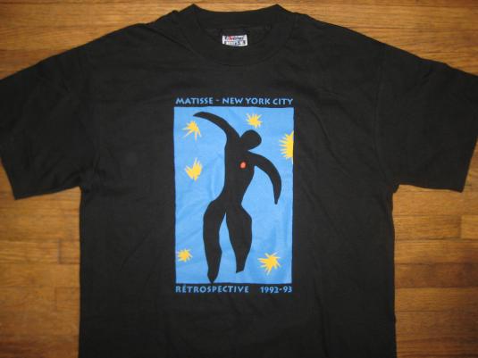 Vintage 1990's Henri Matisse art exhibit t-shirt, medium | Defunkd