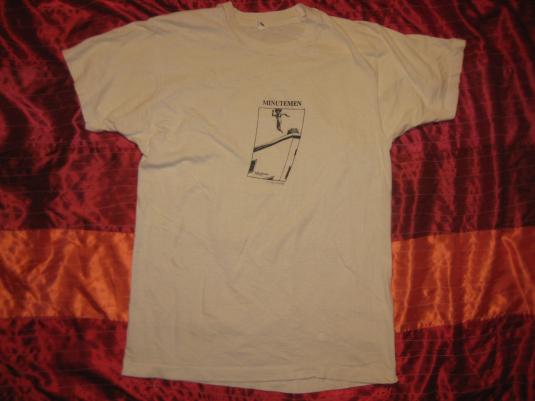 Vintage Minutemen t-shirt, hand screened Raymond Pettibon