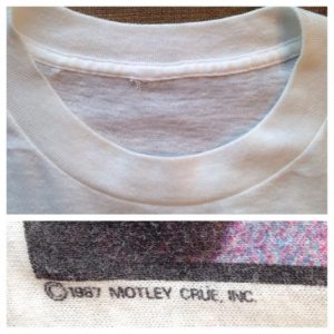 Vintage 1987 Motley Crue Girls Girls Girls t-shirt