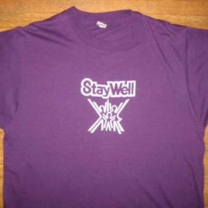 Vintage 1980's "Stay Well" t-shirt, soft and thin, L-XL