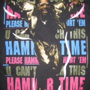 1990 M.C. Hammer t-shirt, L-XL, soft and thin