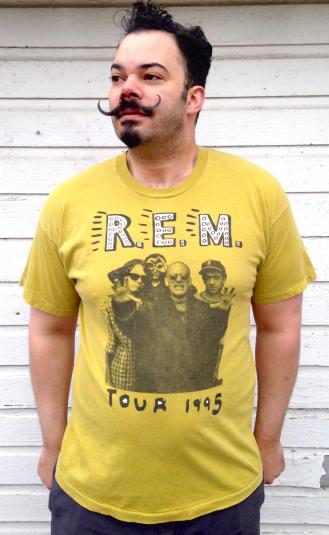Vintage 1995 REM Monster concert tour t-shirt