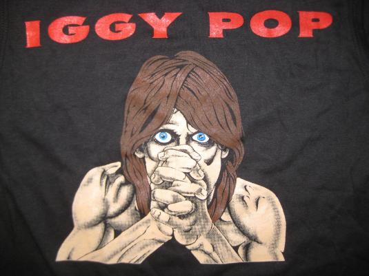 Vintage 1982 Iggy Pop sleeveless t-shirt, deadstock, S M