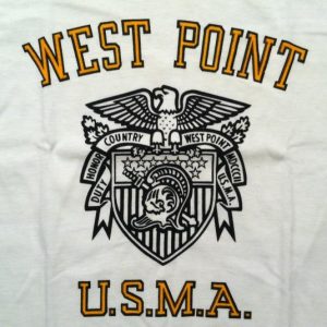 Vintage 1970's Champion blue bar West Point Academy t-shirt