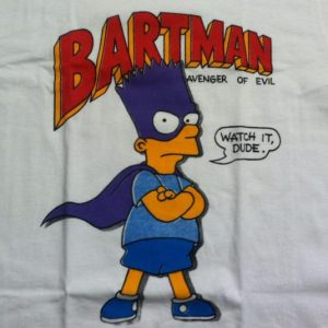 Vintage Bartman circa 1990 The Simpsons t-shirt