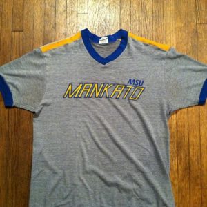 Vintage late 1970's Mankato State University jersey t-shirt