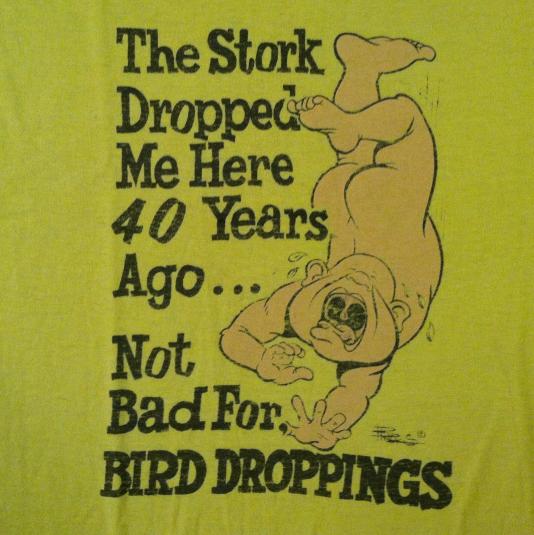 Vintage late 1980’s funny Over The Hill tshirt Defunkd