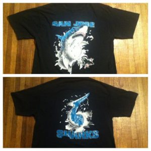Vintage 1990's San Jose Sharks hockey NHL t-shirt