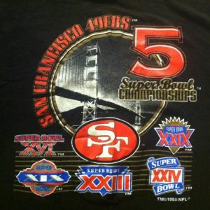Vintage 1995 San Francisco 49ers football t-shirt