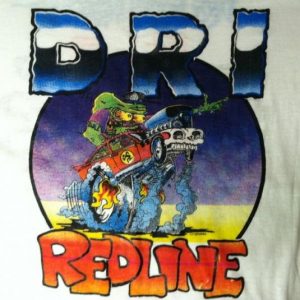 Vintage 1987 D.R.I. crossover thrash metal punk t-shirt