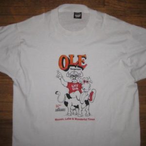 Vintage Late 1980's funny Ole Torgerson t-shirt, XL