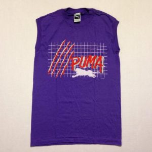 Vintage 1980's PUMA sleeveless t-shirt