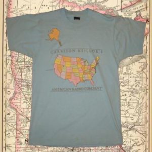 Vintage 1980's, early 90's Garrison Keillor t-shirt, large