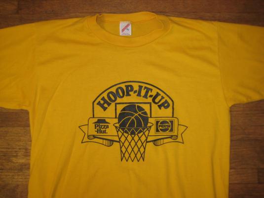 Vintage 1980’s Hoop It Up basketball t-shirt pizza hut pepsi | Defunkd