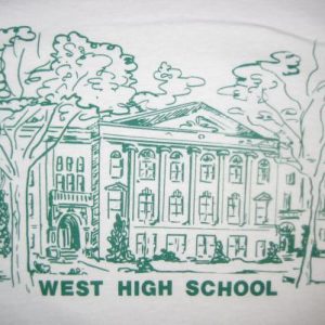 Vintage 80s 90s West High School t-shirt, large