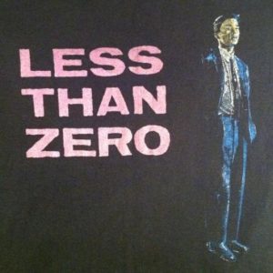 Vintage 1980's Less Than Zero drug movie t-shirt