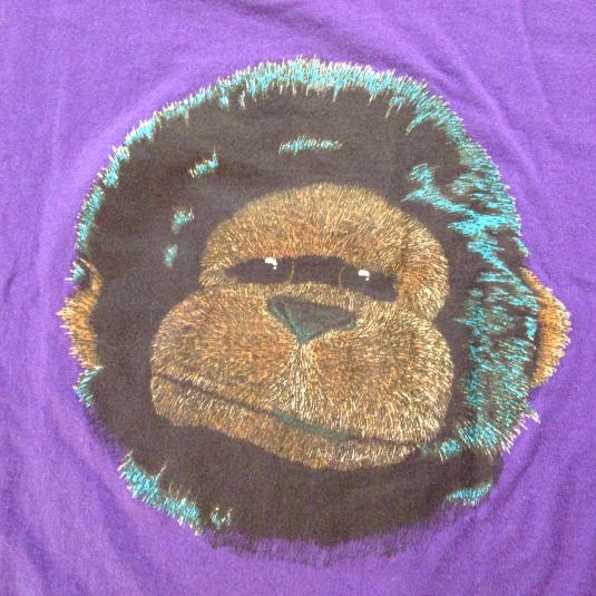 Dinosaur Jr COW & GORILLA PURPLE BROCKUM Vintage 1990's Dinosaur