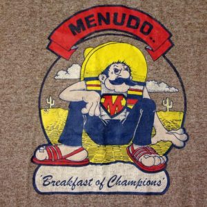 Vintage 1970's Menudo, Breakfast of Champions t-shirt