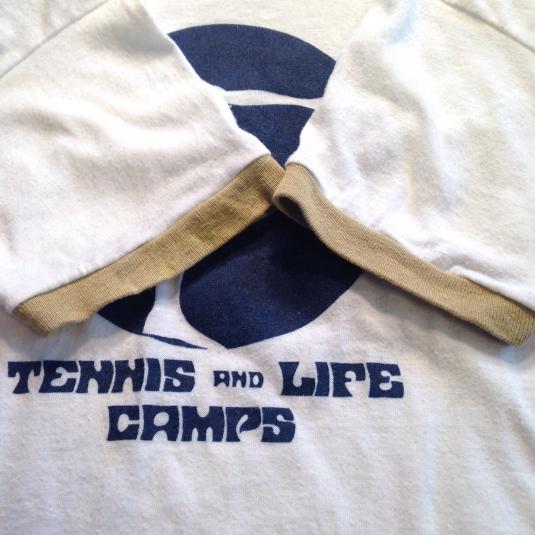 Vintage 1970’s Tennis And Life Camps t-shirt