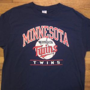Vintage 1980's Minnesota Twins t-shirt, Champion brand, L