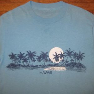 Vintage 1980's Hawaii t-shirt, paper thin and buttery soft