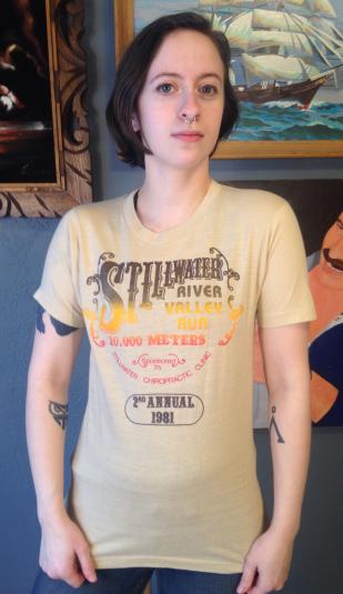 Vintage 1981 Stillwater, Minnesota marathon t-shirt