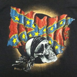 Vintage 1980's rebel skull t-shirt