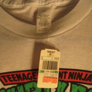 Vintage 1990 TMNT deadtock t-shirt, Kid's M or adult's XS