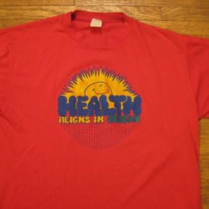 Vintage 1980's Be healthy in Oregon t-shirt, soft & thin, L