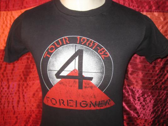 1980’s Foreigner 4 vintage t-shirt, S M