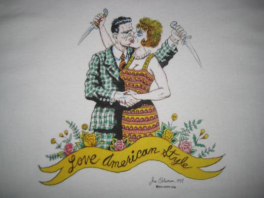 Crazy rare vintage Joe Coleman outsider art t-shirt