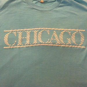 Vintage 1980's CHICAGO puffy print t-shirt