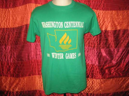 Vintage 1989 Washington centennial t-shirt, L XL