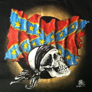 Vintage 1980's rebel skull t-shirt, biker style