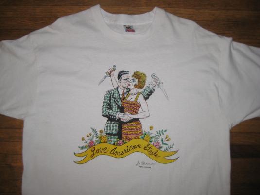 Crazy rare vintage Joe Coleman outsider art t-shirt