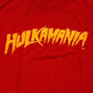 Vintage 1980's Hulk Hogan HULKAMANIA t-shirt