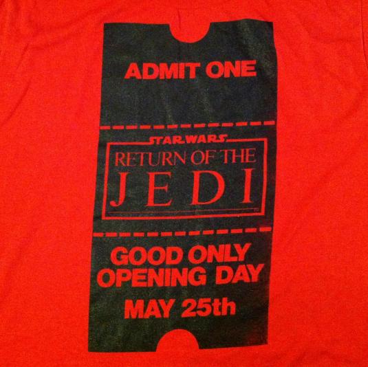 Vintage 1983 Return of the Jedi Star Wars t-shirt M-L
