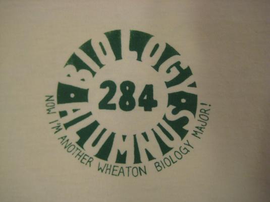 Vintage Late 1980's nerdy biology t-shirt, XL