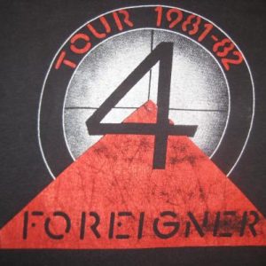 1980's Foreigner 4 vintage t-shirt, S M