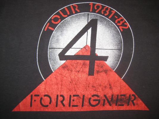 1980’s Foreigner 4 vintage t-shirt, S M