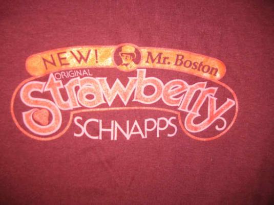 Vintage 1980’s Schnapps t-shirt, soft and thin, M