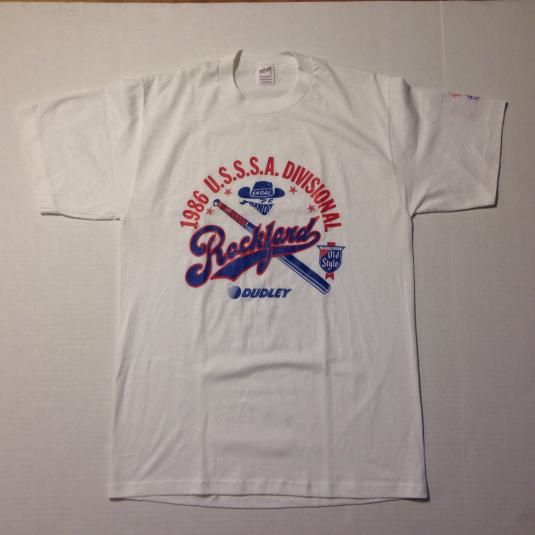 Vintage 1986 softball Old Style Beer Skoal Tobacco t-shirt | Defunkd