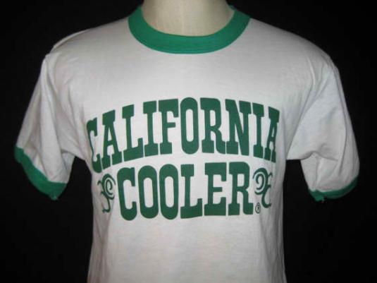 Vintage 1980’s ringer t-shirt, California Coolers, M L