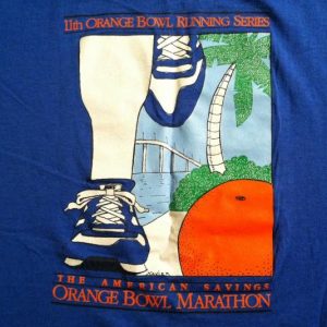 Vintage 1988 marathon Nike sneakers t-shirt
