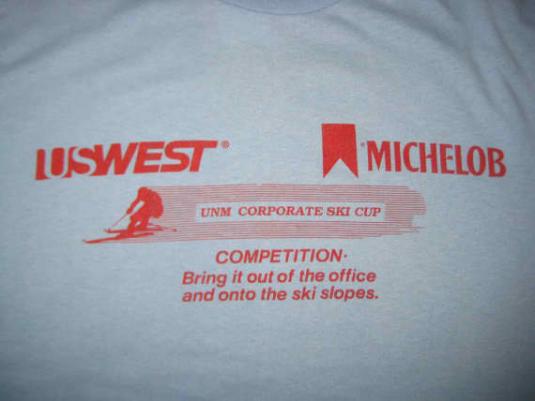 Vintage 1980’s corporate ski trip t-shirt, S M