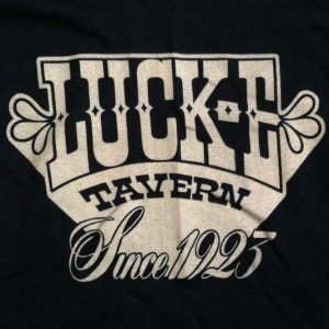 Vintage 1980's LUCK-E Tavern t-shirt