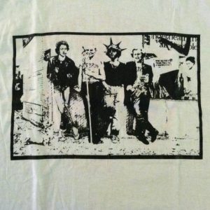 Vintage 1980's CRASS anarchist punk rock t-shirt