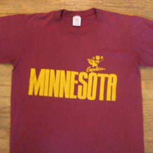 1980's University of Minnesota t-shirt, soft and thin, M