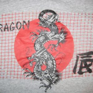 Vintage 1980s Chinese dragon t-shirt, L XL