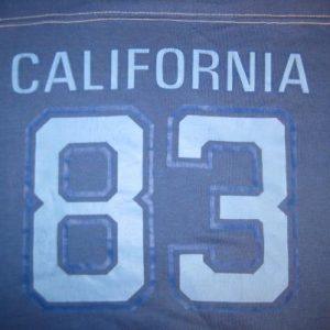 Vintage 1983 California jersey t-shirt, L-XL
